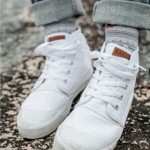 BANG White Women's High-Top Sneakers